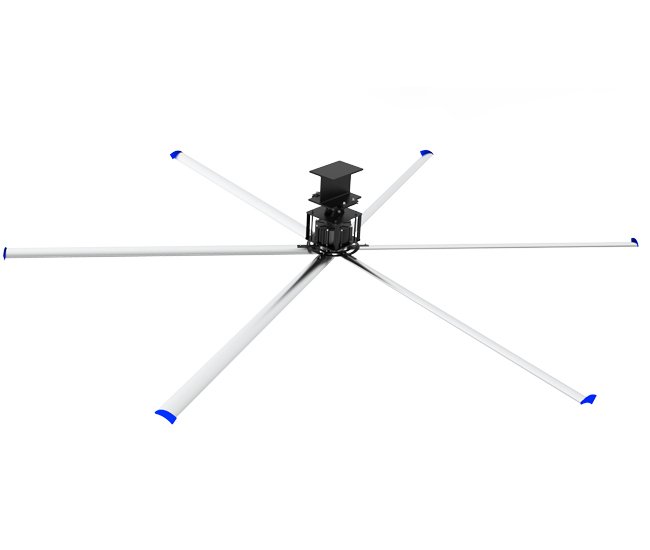 Permanent magnet direct drive industrial ceiling fan